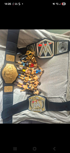 Wrestling replica belts - belts, bundle