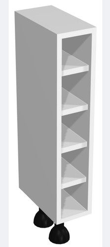 Magnet white shelf open - 5-shelf,