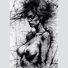 Female nude ORIGINAL street