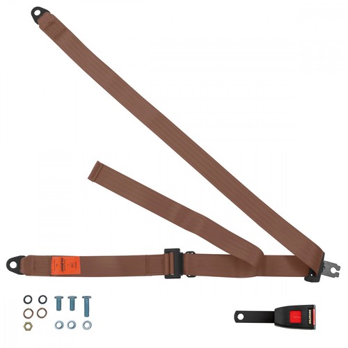 Front static seat belt - front, for