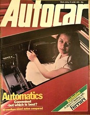 AUTOCAR MAGAZINE 23-JUN-79 - Datsun 240K Skyline, Land Rover V8, Audi 100 5E CD