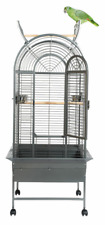 Parrot-Supplies California Top Opening Parrot Cage - Black, African Grey, Amazon