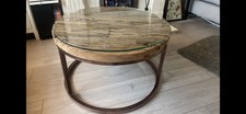A Kalyan sleeper wooden glass