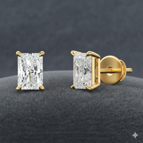 Yellow gold earrings 18k - gold,