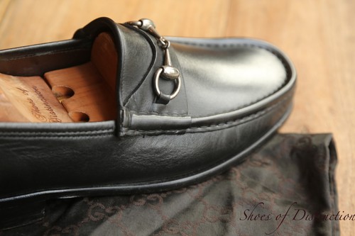 Gucci black leather - black,
