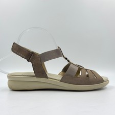 Hotter Keeley Womens Beige Leather Sandal UK Size 6