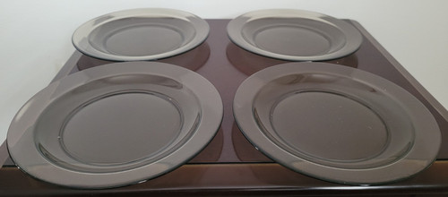 Vintage french smoked - 4, x