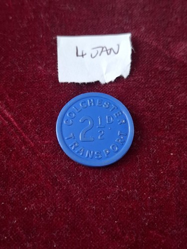 Colchester transport token - colchester,