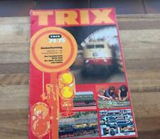 TRIX MODEL RAILWAY CATALOGUE
