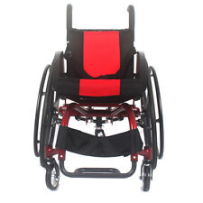 24" Folded Portable Athletic Wheelchair Disabled Trolley Aluminum Alloy 38CM NEW