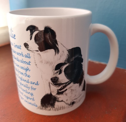 Border collie mug - collie,