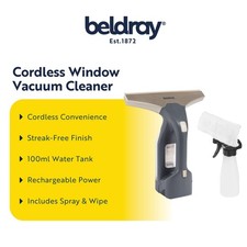 Beldray Cordless Window Vacuum