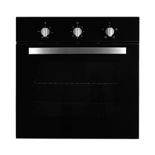 Single Electric Fan Oven In Black, Multi-function With Timer - SIA FSO59BL