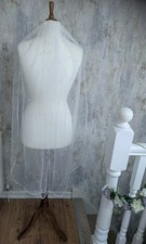 Ivory Wedding Veil With Pearls