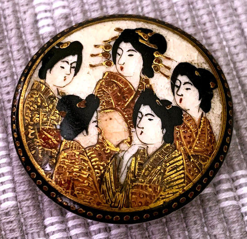 Antique hand painted - 1,