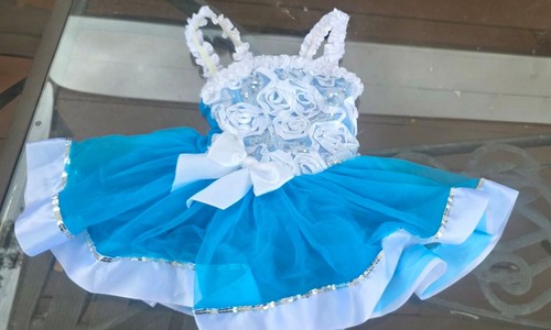 Weissman turquoise and white - and,