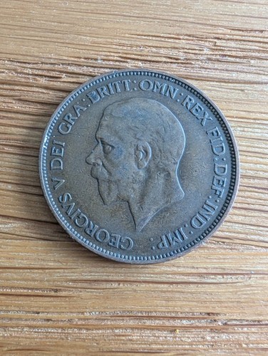 King george one penny - george,
