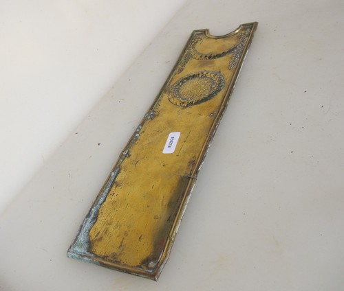 Antique brass finger plate - antique,