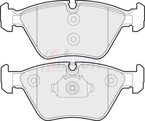 Front brake pad - pad, mg