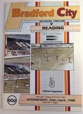 Bradford City v Reading Match