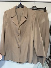 Ladies Size 20 Taupe Two Piece