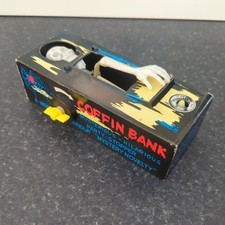 Vintage Coffin Coin Bank