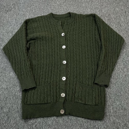 Cable knit cardigan - cable,