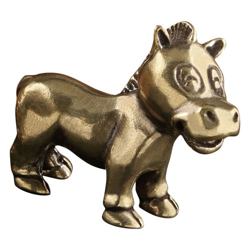 Brass horse figurine vintage - horse,