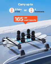 Ski & Snowboard Roof Rack, Fit
