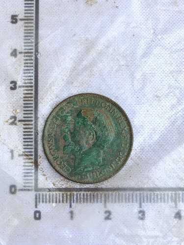 George 5th half - 5th, coin