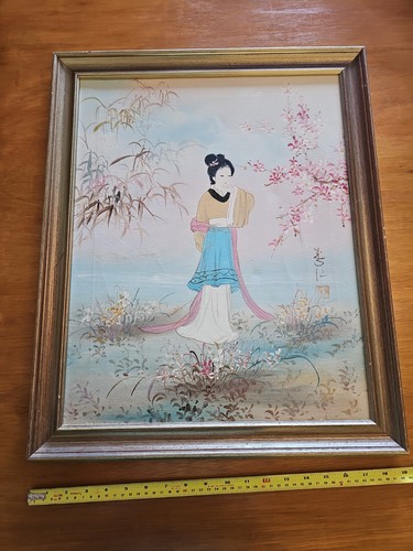 Chinese lady floral hand - chinese,