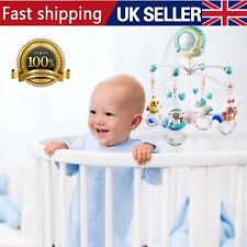 Baby Musical Crib Bed Bell Cot