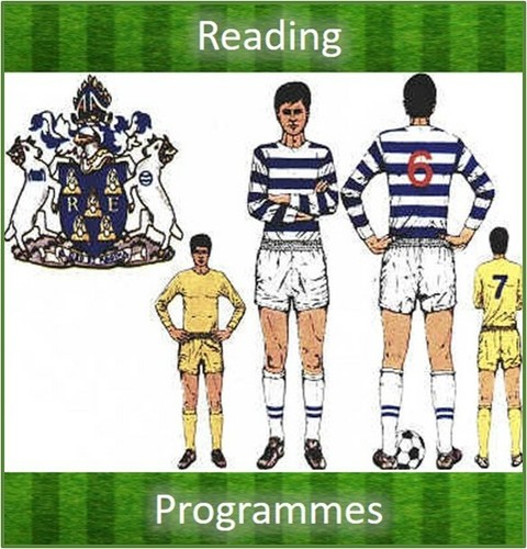 Programme reading football elm - programme,