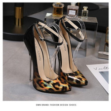 Women Nightclub Metal Heel
