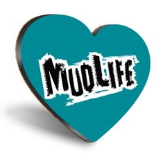 Heart MDF Coaster MudLife 4x4