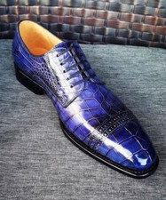 Handcrafted New Men's Blue