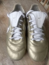 Nike Premier III Tiempo Firm Ground Gold Football Boots - Size 7UK (REFG23)