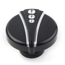 Fuel Tank Cap Black For Harley