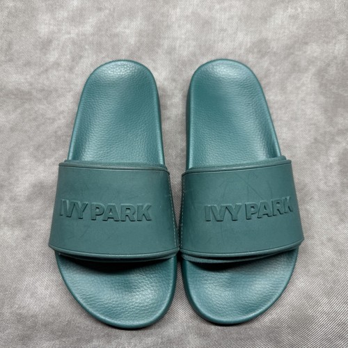 Ivy park green logo slider - green,