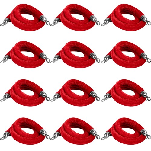 Red velvet barrier rope - red,