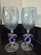 Murano Venetian Wine Glasses