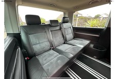 Bench rear triple seat VW Transporter Bed  Caravelle T5 T5.1  swivel center seat