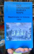 Map OF Westminster & Victoria 1869 London Sheet 75.1 NEW 9781847849533