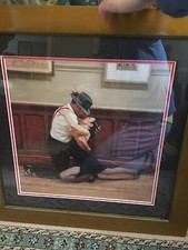 Framed Andrew Fitzpatrick Canvas Print Tango Finale