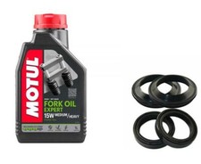 Fork Oil Seals + 15W Motul Oil