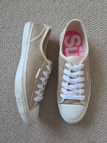 Superdry low pro gold glitter - low,