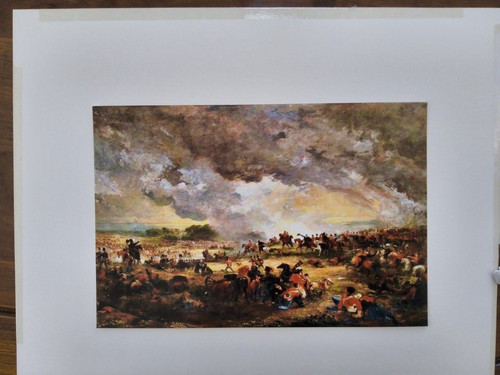 Battle waterloo print on - of,