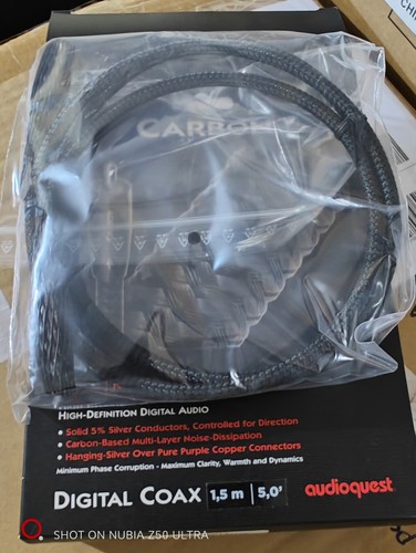 Audioquest digital coax rca - digital,