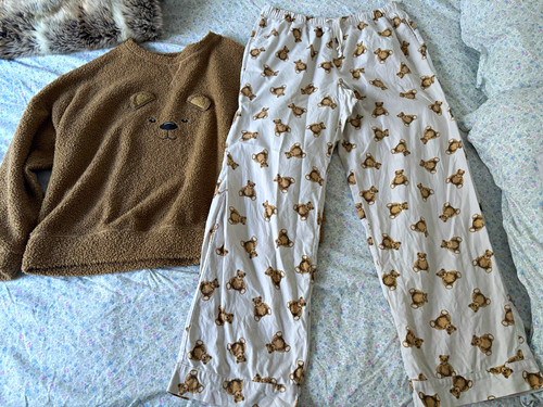 Spencer bear fleece piece - spencer, 2