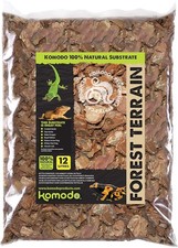Komodo Forest Terrain Orchid Bark Chips, 12 Litre, Natural 12 Litre 